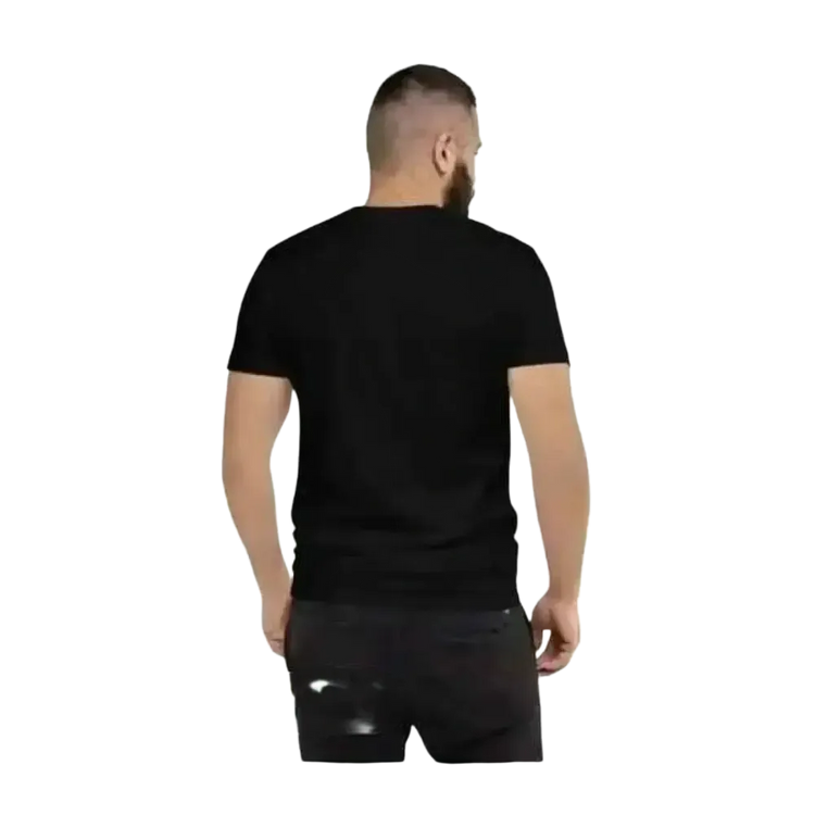 Weißes Weihnachts-Rundhalsshirt von BUYATHOME24, Kurzarm, Baumwolle, Unisex, vielseitiges Design in XS bis 3XL.