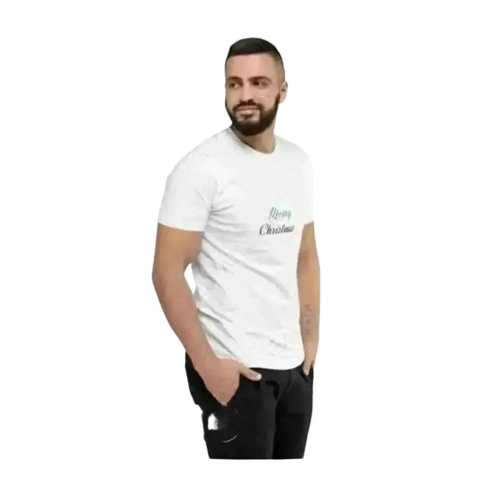 Weihnachten Rundhalsshirt mit grafischem Design, Unisex Baumwoll-T-Shirt in XS bis 3XL, vielseitiger Stil, BUYATHOME24