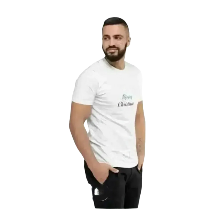 Weihnachten Rundhalsshirt mit grafischem Design, Unisex Baumwoll-T-Shirt in XS bis 3XL, vielseitiger Stil, BUYATHOME24