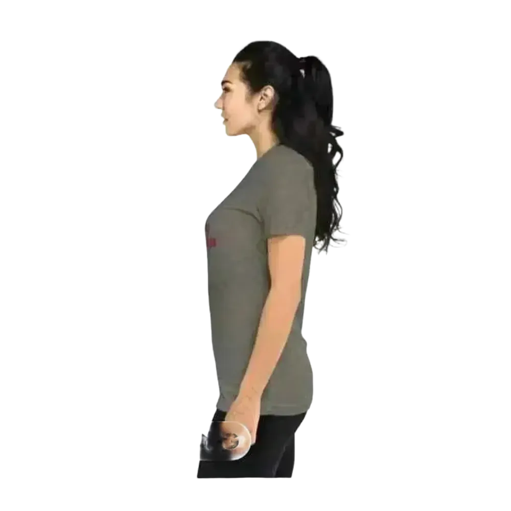 Besticktes Damen T-Shirt aus Polyester mit Weihnachtsmotiv, Kurzarm, Rundhals, in XS-4XL, von BUYATHOME24
