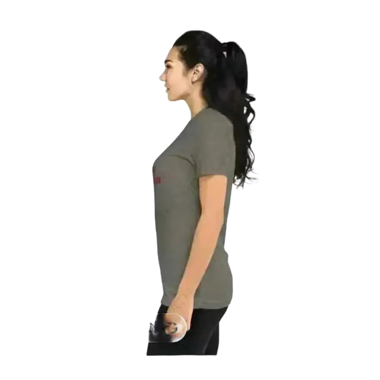 Besticktes Damen T-Shirt aus Polyester mit Weihnachtsmotiv, Kurzarm, Rundhals, in XS-4XL, von BUYATHOME24