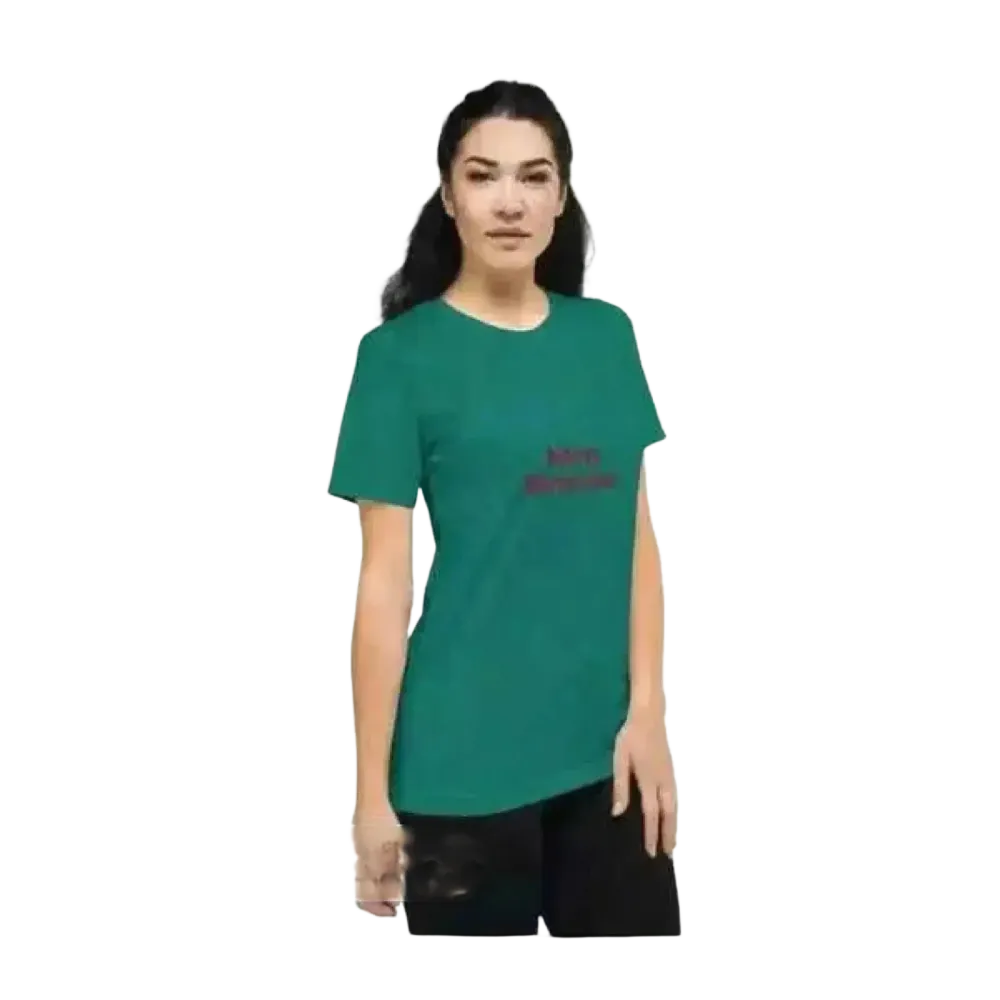 Besticktes Damen T-Shirt von BUYATHOME24 aus Polyester, kurzärmelig, in XS bis 4XL, ideal für festliche Weihnachtslooks.