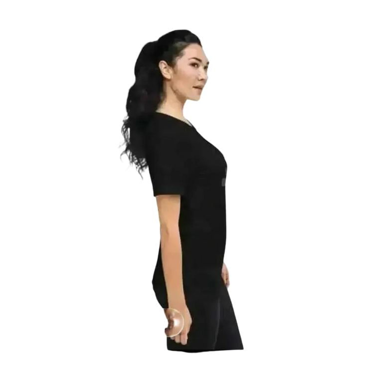 Besticktes Damen-Polyester T-Shirt von BUYATHOME24, Kurzarm, Rundhals, für Weihnachten, in XS bis 4XL, stilvoll und bequem