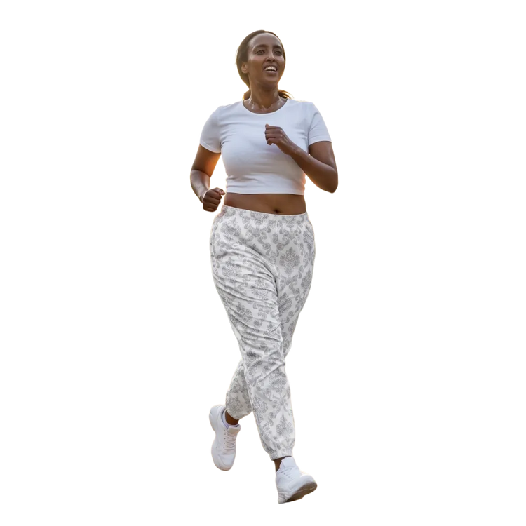 Unisex Wasserabweisende Sporthose aus Polyester in XS bis 3XL, beige mit elastischem Bund und sportlichem Design.