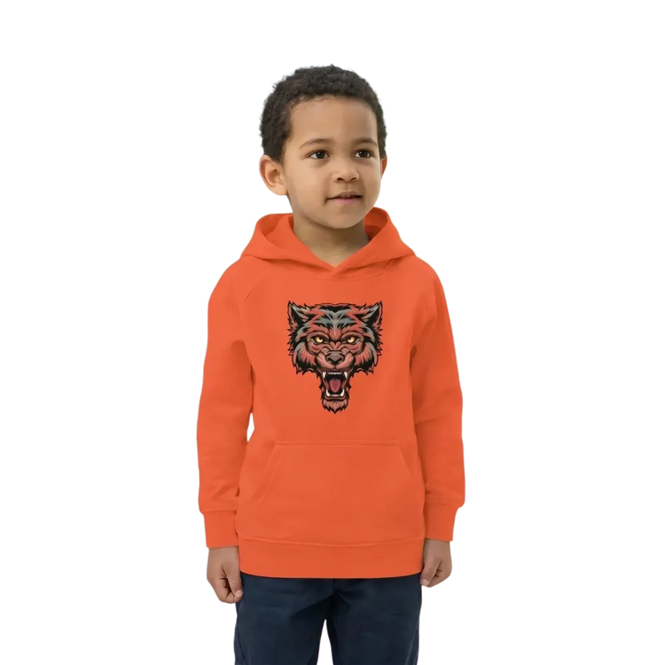 Kinder-Hoodie mit Werwolf-Druck, unisex Halloween Kapuzenpullover für Jungen und Mädchen, 4-12 Jahre, BUYATHOME24