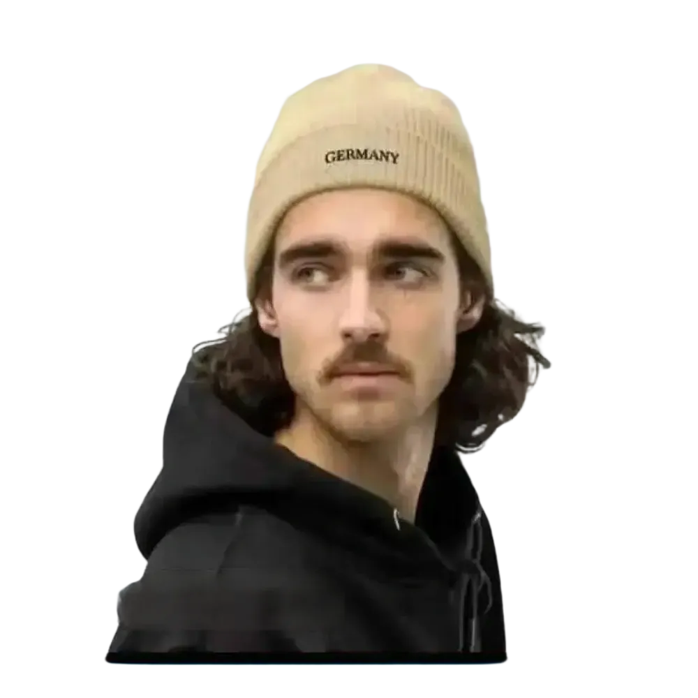 Unisex Wintermütze aus Baumwolle, bequeme Beanie für Herren, flexible Passform, ideal für kaltes Wetter von BUYATHOME24