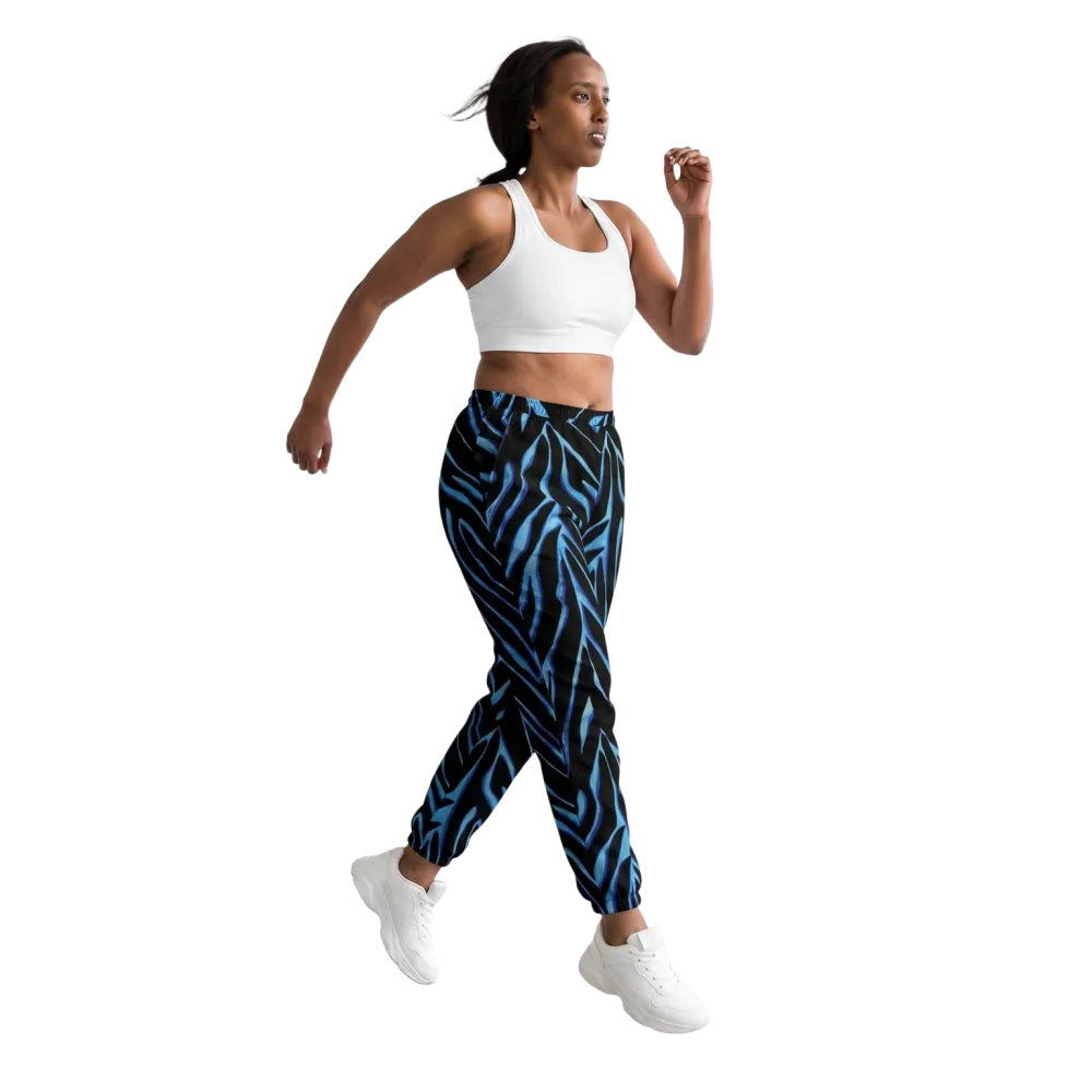 Zebra Print Unisex Trainingshose von BUYATHOME24, wasserabweisende Sporthose in XS bis 3XL, mit elastischem Bund und sportlichem Design